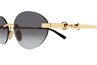 Sunglasses Gucci Woman GG2051S002-GOLD-GOLD-GREY58 - GG2051S002-GOLD-GOLD-GREY58
